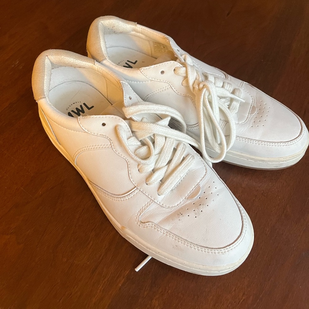 Madewell White Sneakers size 9